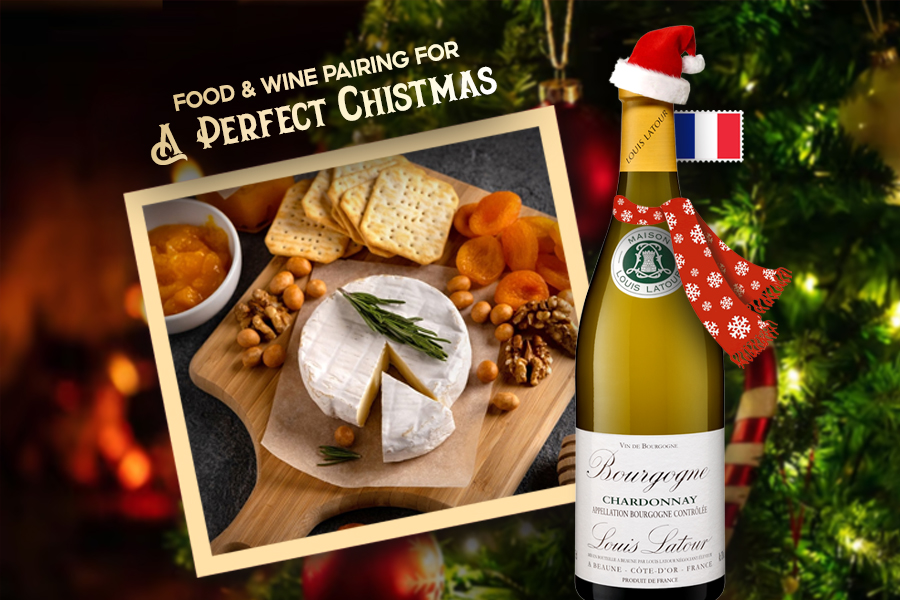 Louis Latour Bourgogne Chardonnay × Brie Cheese